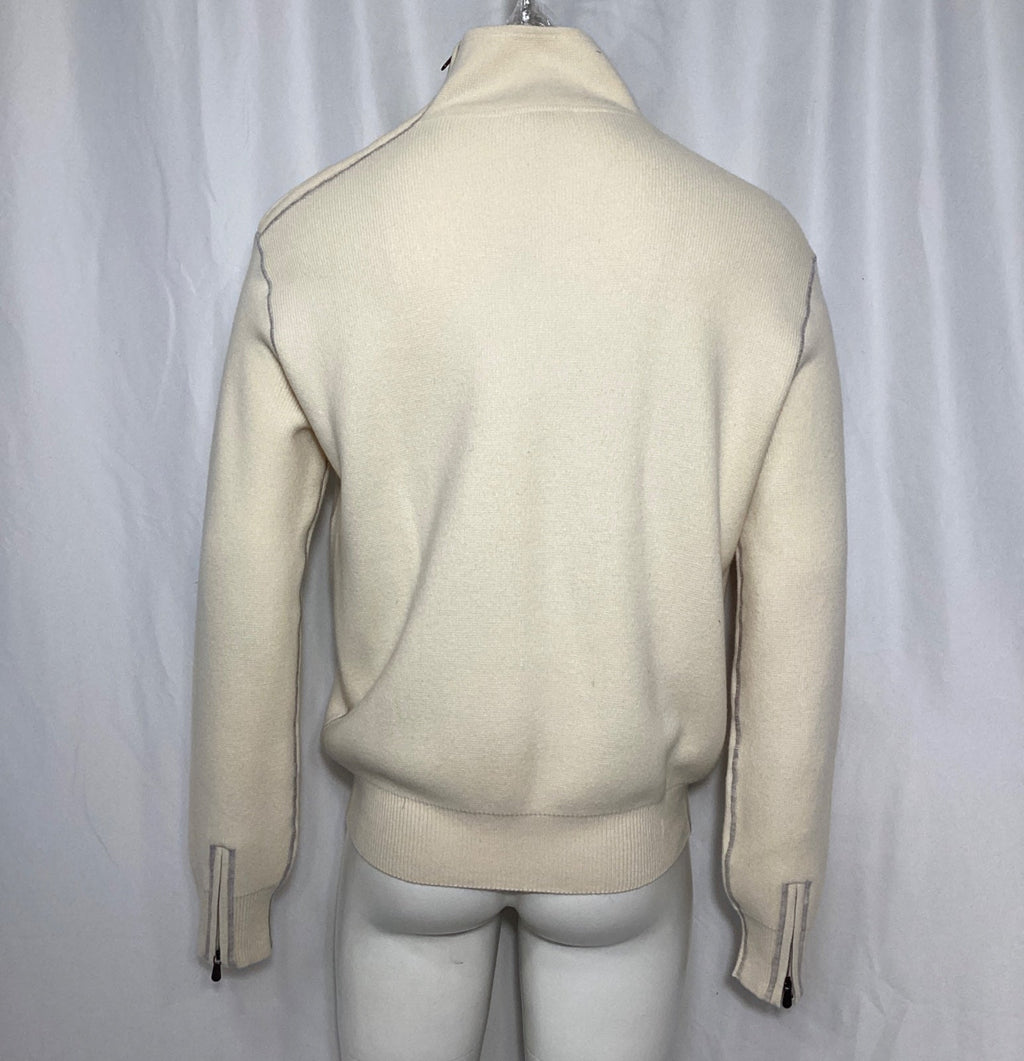 Bottega Veneta Turtleneck Sweater in Cream Wool