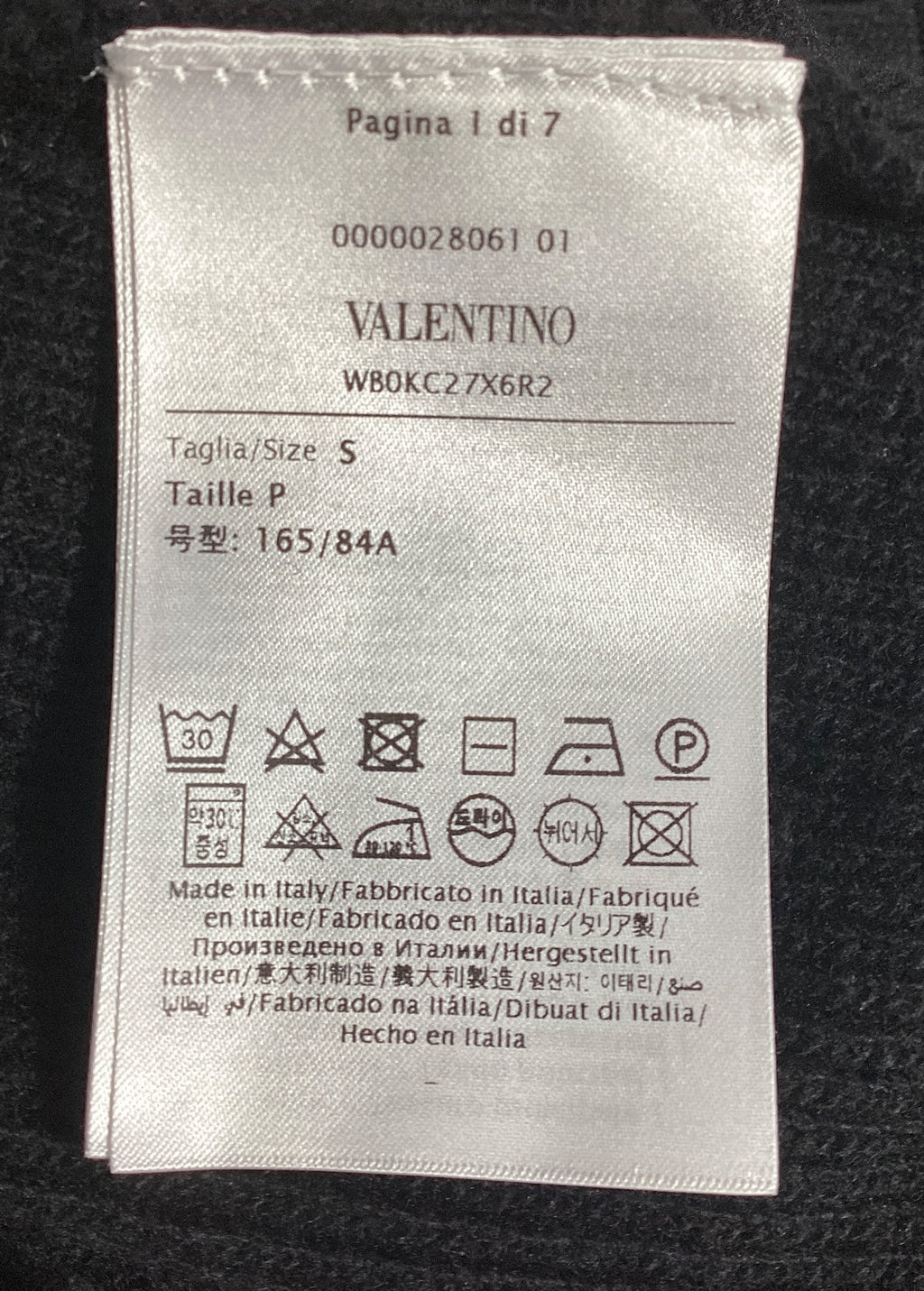 Valentino Cut-Out Sweater in Black Virgin Wool