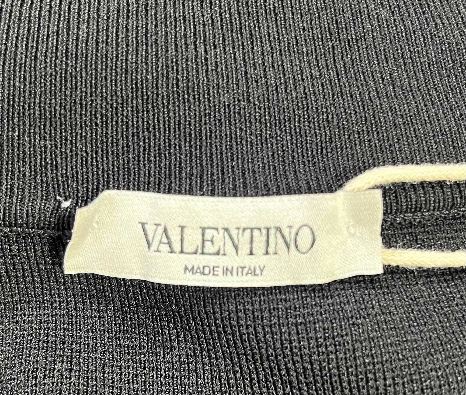 Valentino Garavani Logo-Tape Track Jacket in Black Viscose
