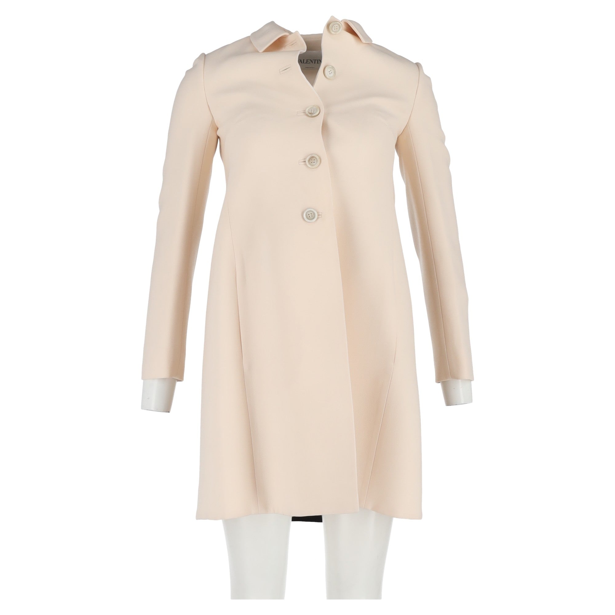 Valentino Garavani Coat in Cream Wool