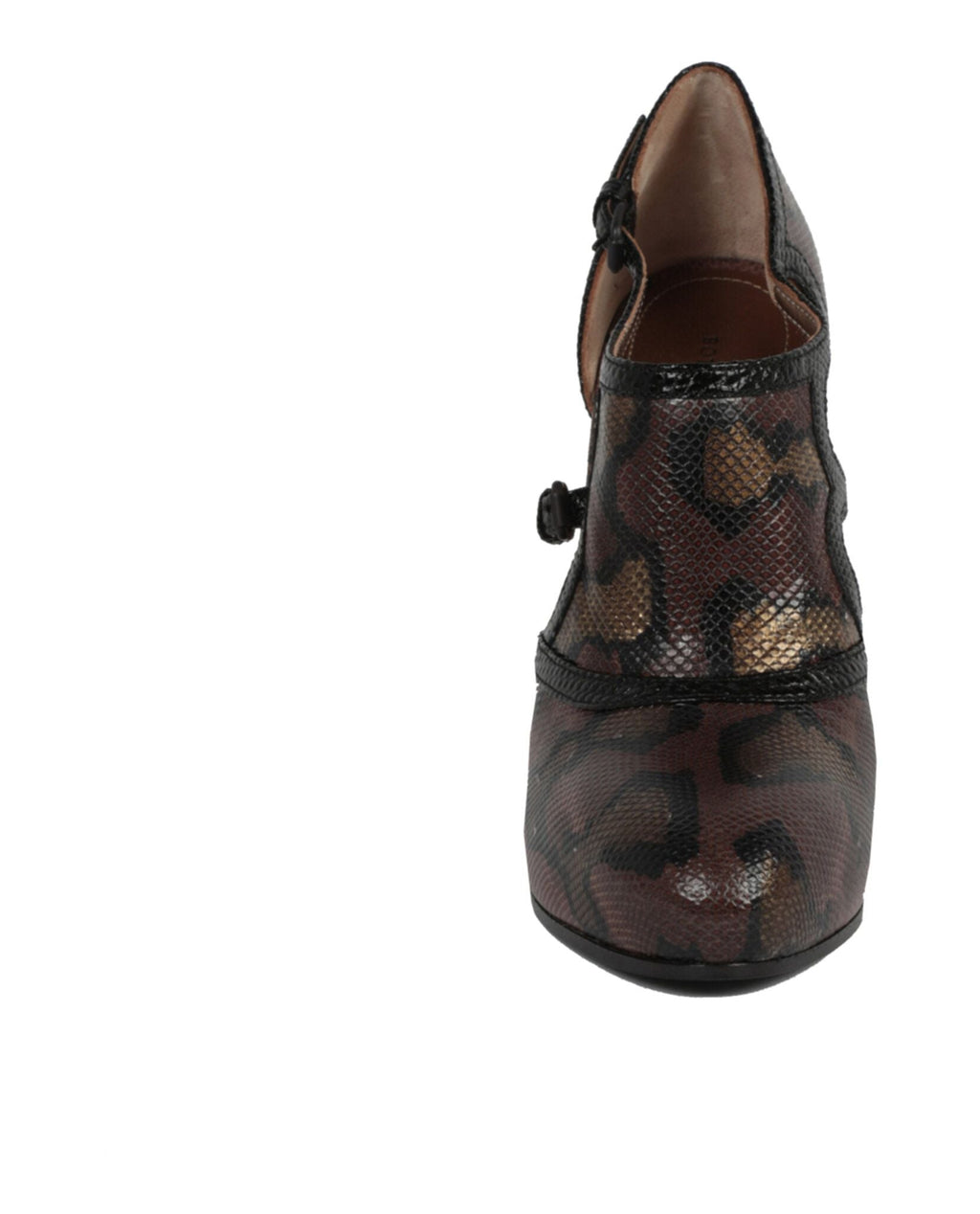 Bottega Veneta Chunky Heel Almond Toe Pump