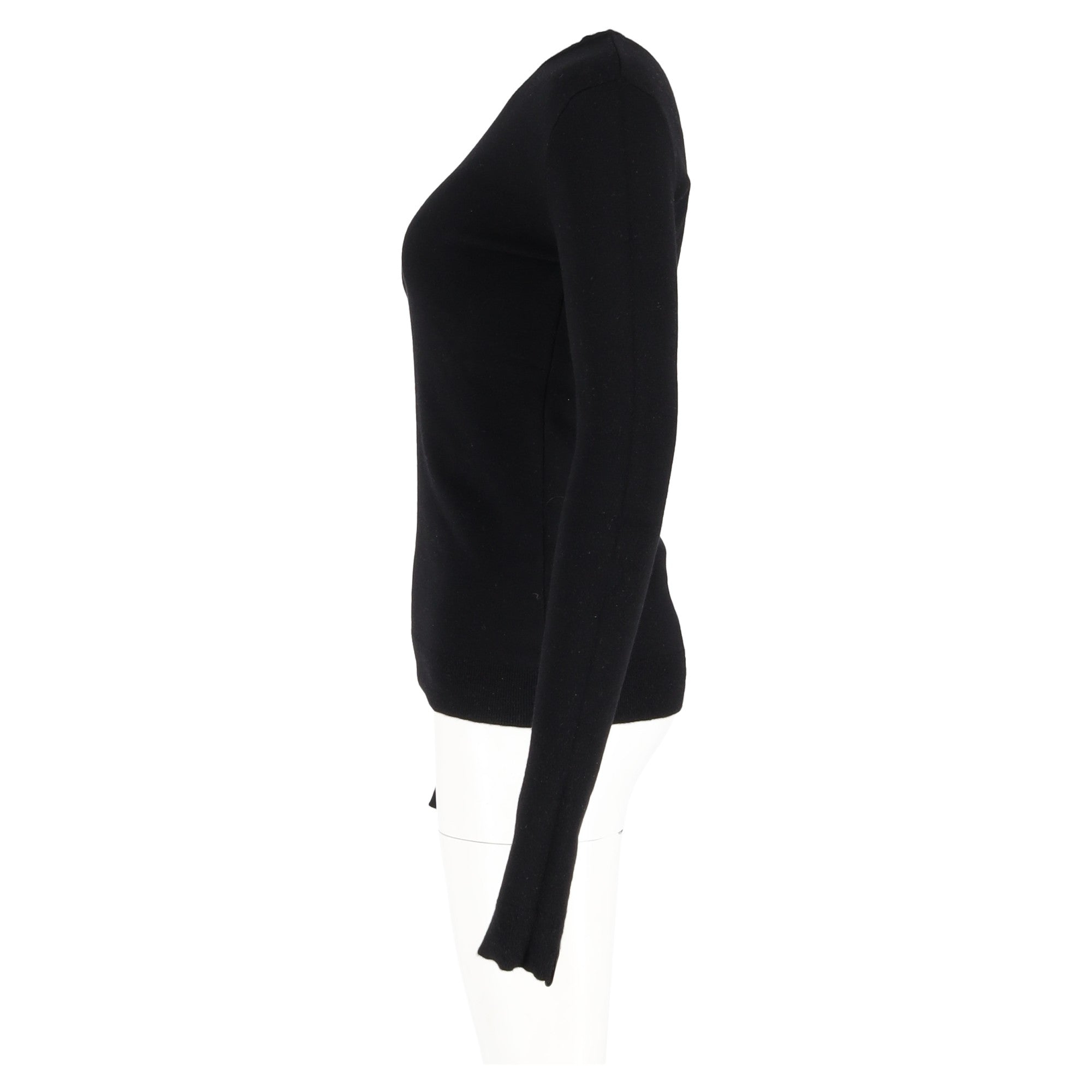 Bottega Veneta Crewneck Sweater in Black Wool