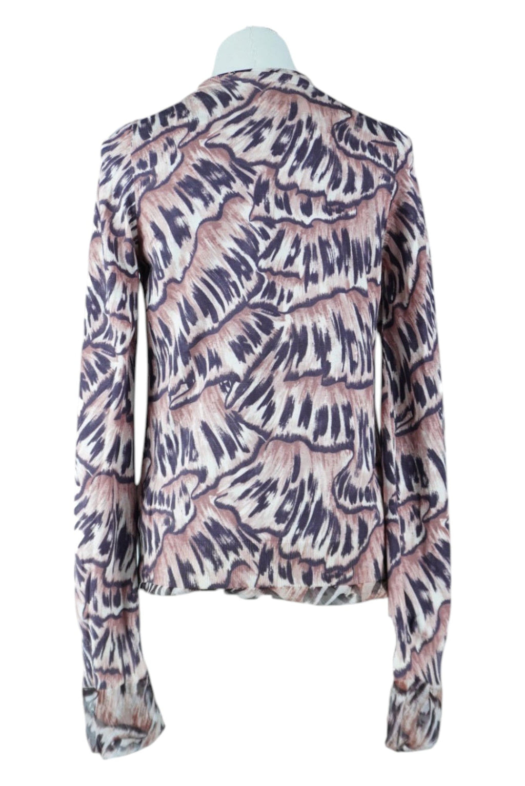 Bottega Veneta Multicolor Printed Cashmere and Silk Cardigan