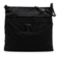 Vintage Pocket Shoulder Bag Zucca Canvas Small