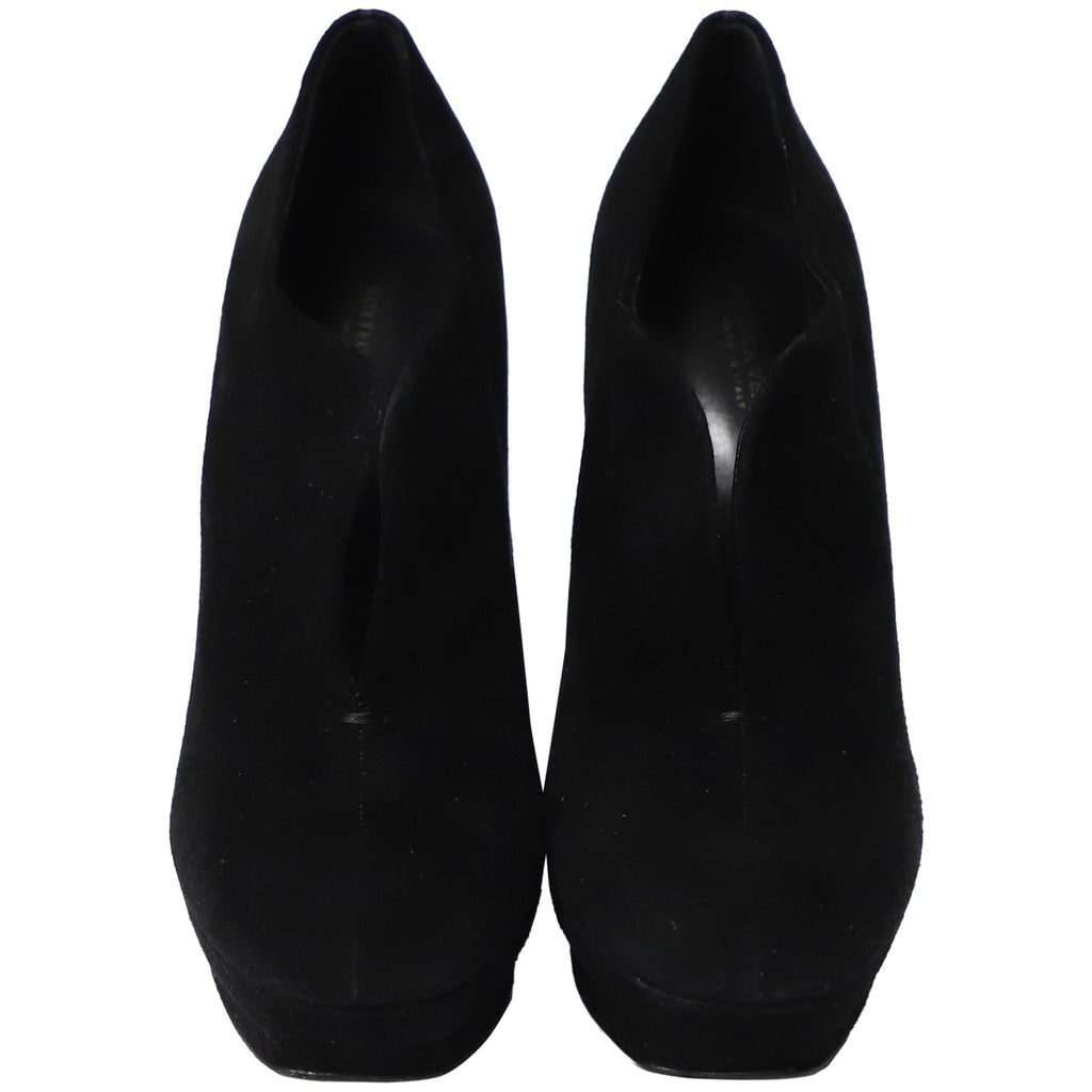 Bottega Veneta Ankle Boots in Black Suede
