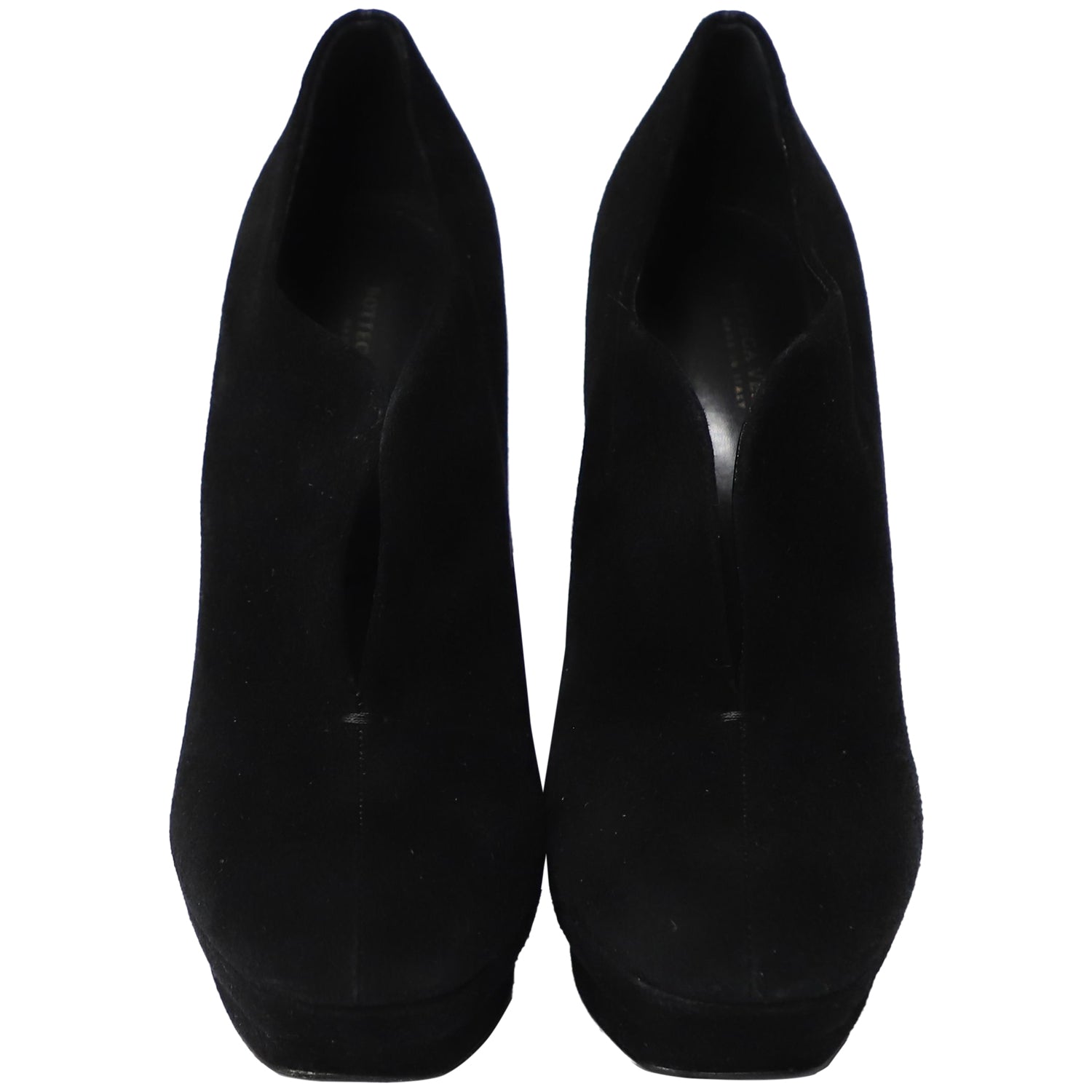 Bottega Veneta Ankle Boots in Black Suede