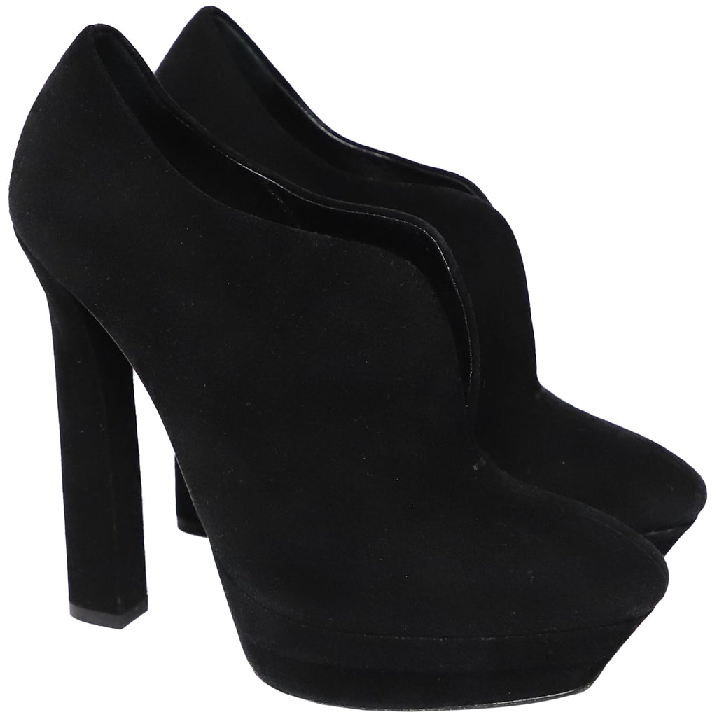 Bottega Veneta Ankle Boots in Black Suede