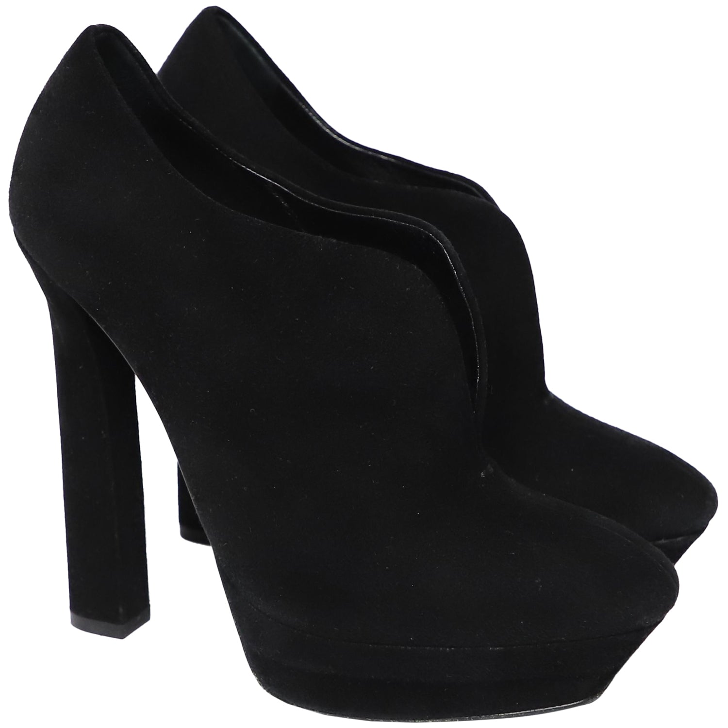 Bottega Veneta Ankle Boots in Black Suede