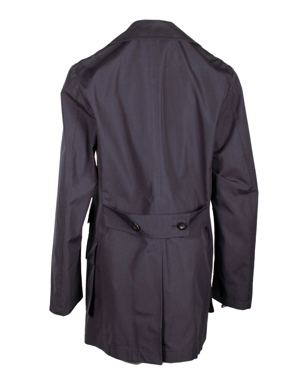 Valentino Garavani Double-Breasted Coat in Blue Wool