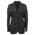 Bottega Veneta Single-Breasted Jacket in Black Leather