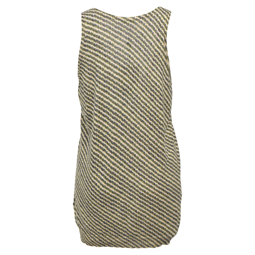 Bottega Veneta Stripe Printed Tank Top in Multicolor Silk