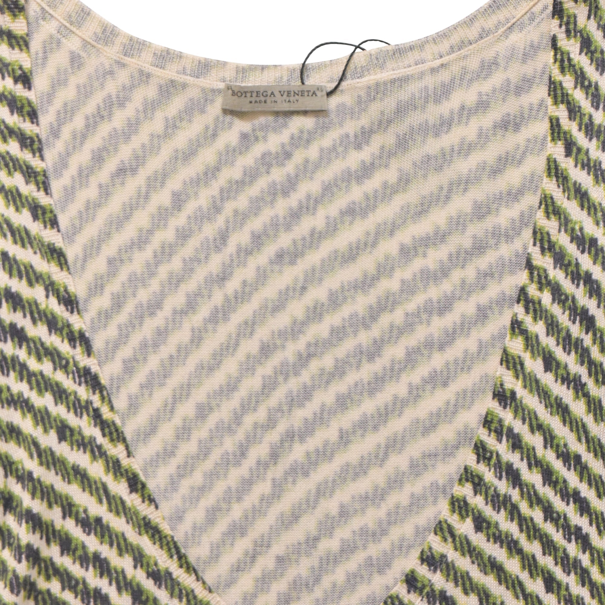 Bottega Veneta Stripe Printed Tank Top in Multicolor Silk