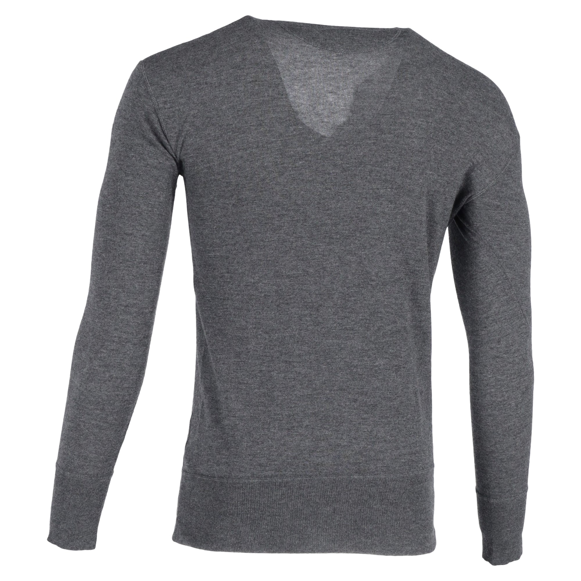 Bottega Veneta Half-Buttoned Sweater in Grey Wool