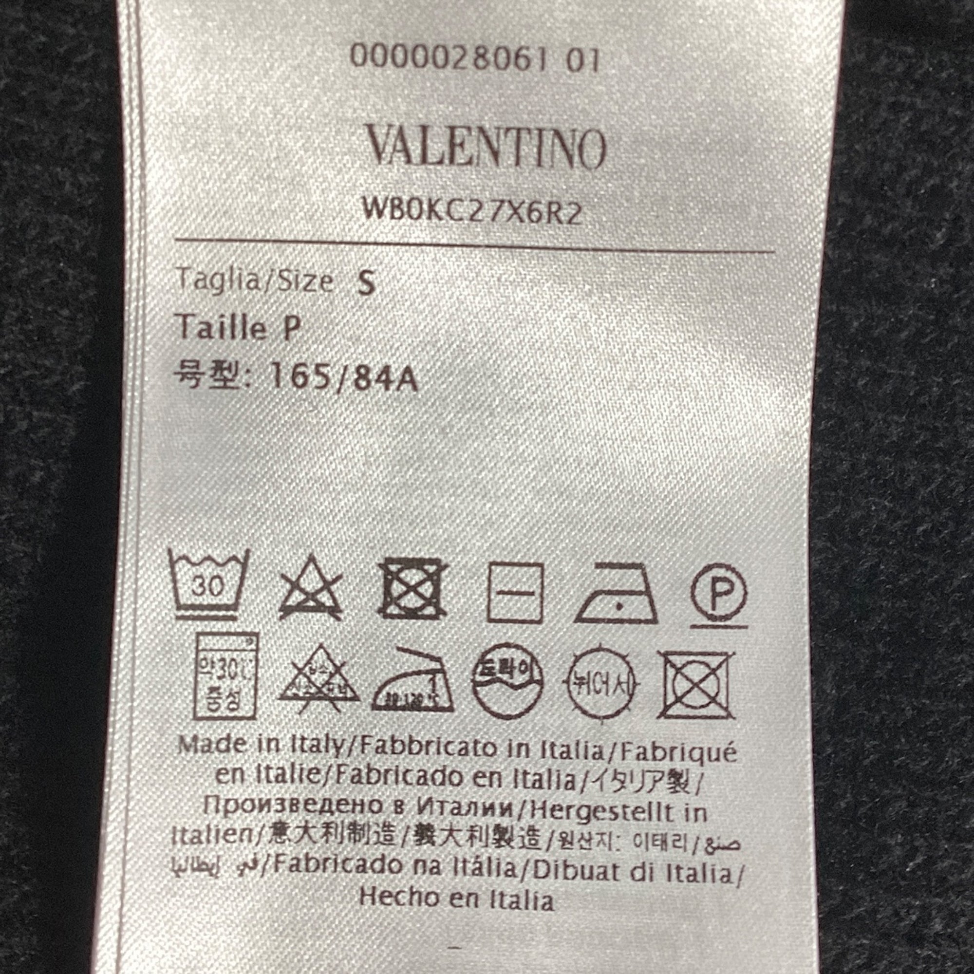 Valentino Cut-Out Sweater in Black Virgin Wool