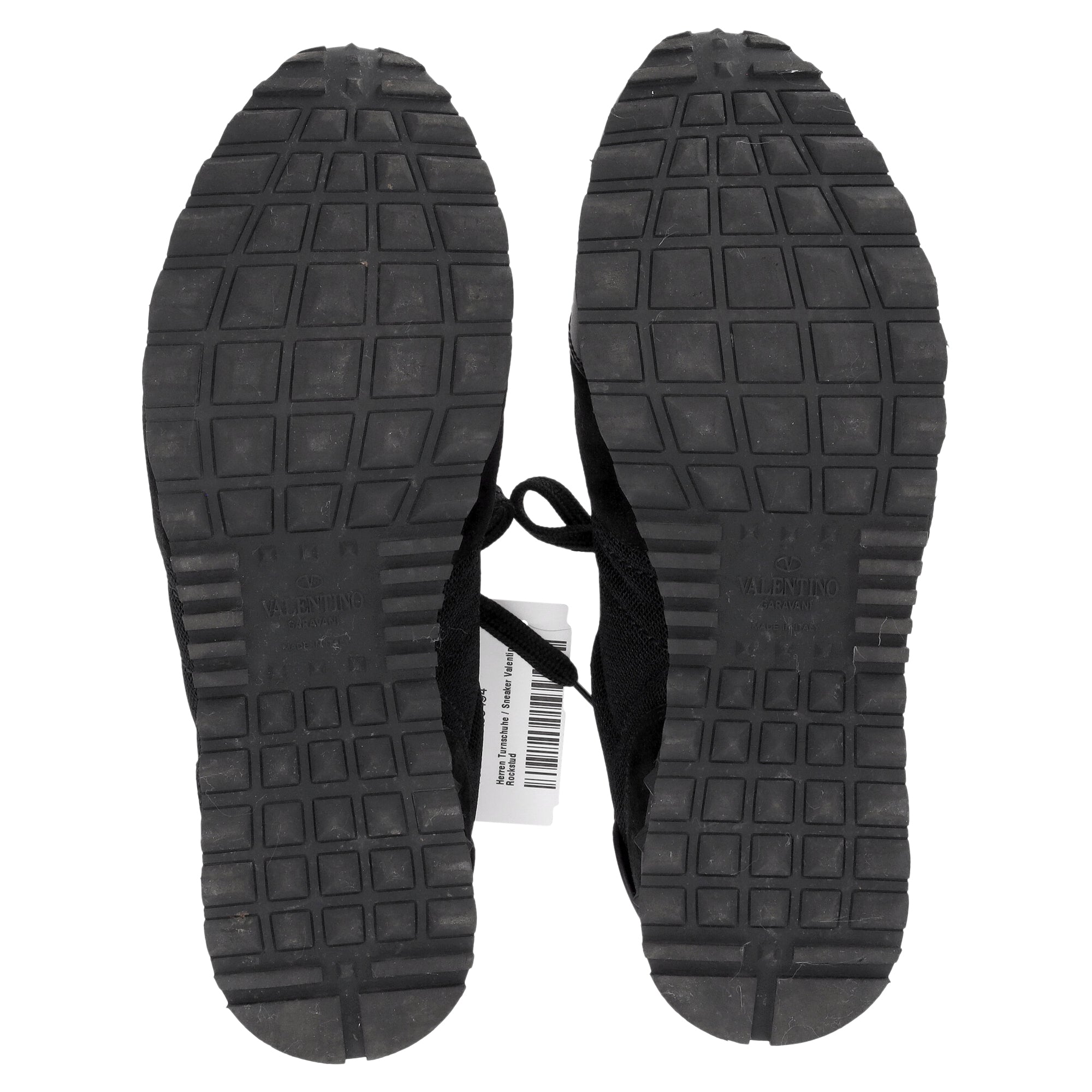 Valentino Garavani Rockrunner Sneakers in Black Mixed Media