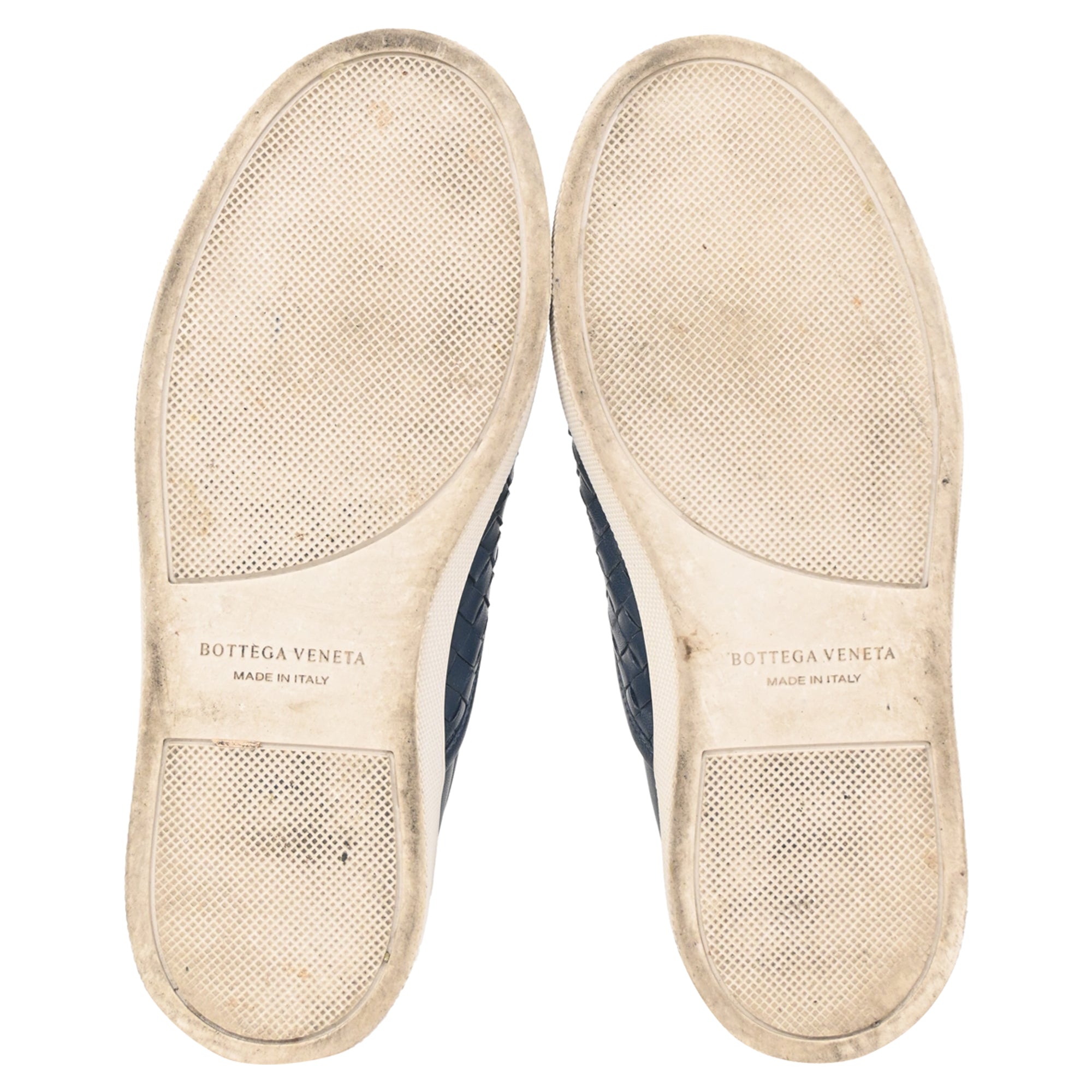 Bottega Veneta Dodger Slip-On Sneakers in Blue Leather