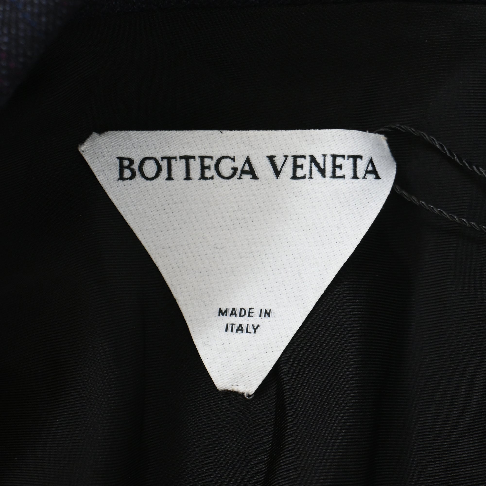 Bottega Veneta Double-Breasted Blazer in Navy Blue Wool