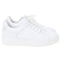 Bottega Veneta Low-Top Sneakers in White Leather
