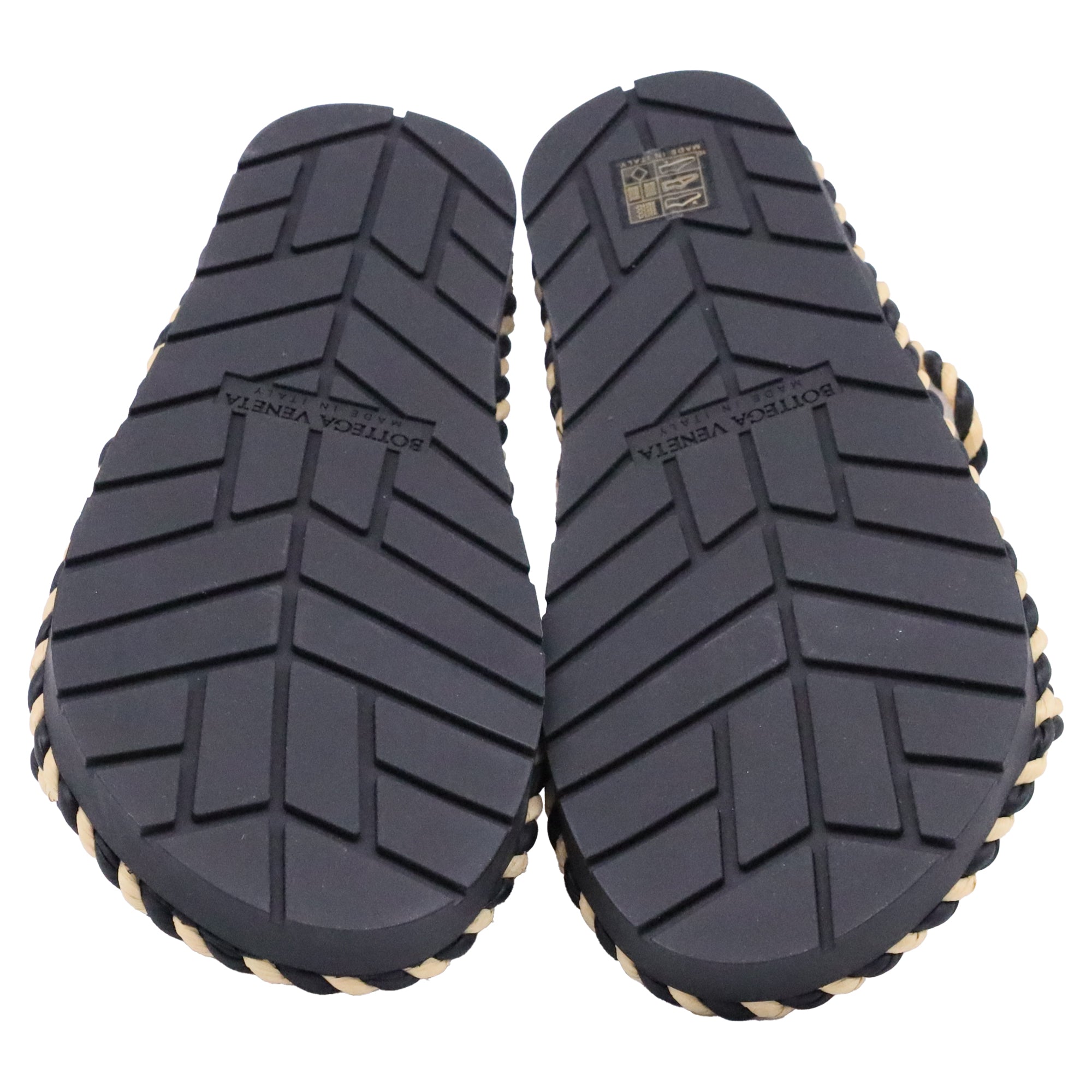 Bottega Veneta Jack Woven Slingback Sandals in Beige Raffia