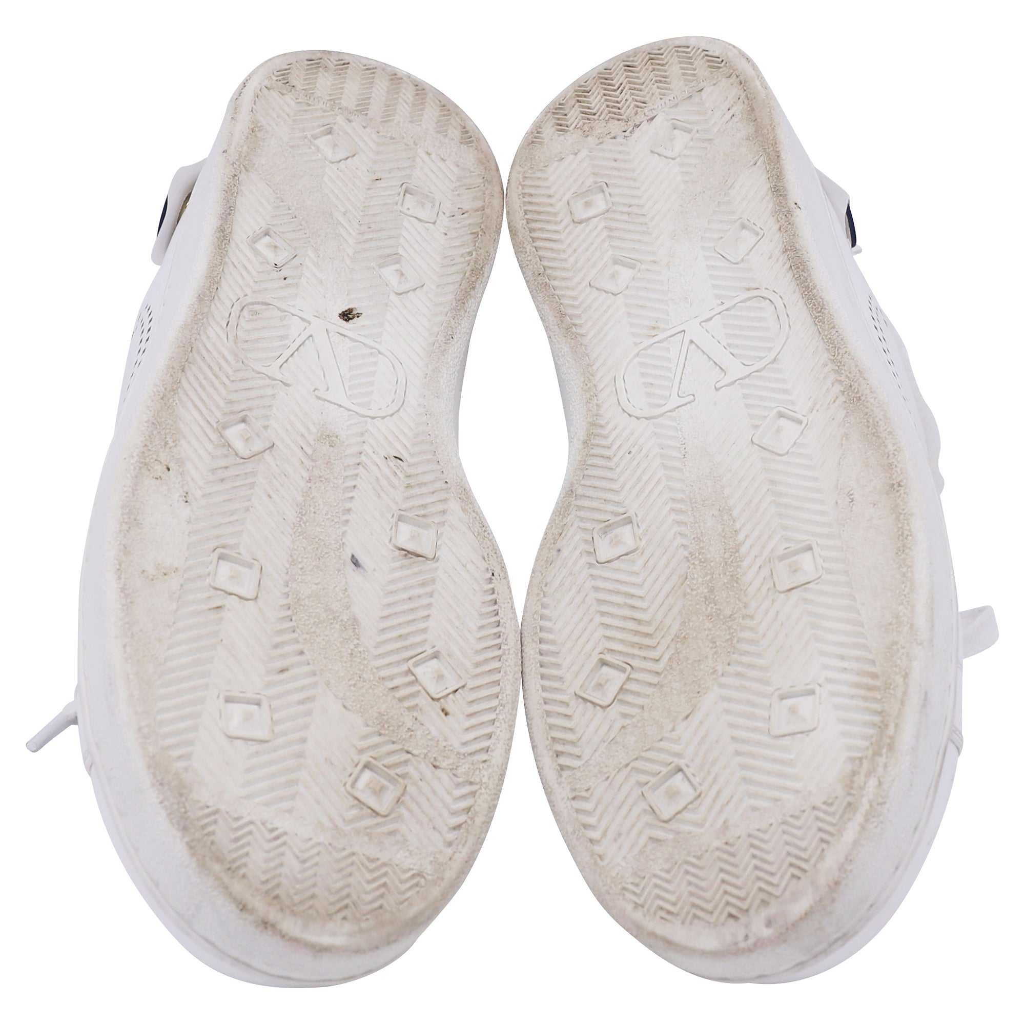 Valentino Garavani Backnet Perforated Shear-Lined Sneakers in White Leather