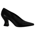 Bottega Veneta Almond Pumps in Black Lamb Leather