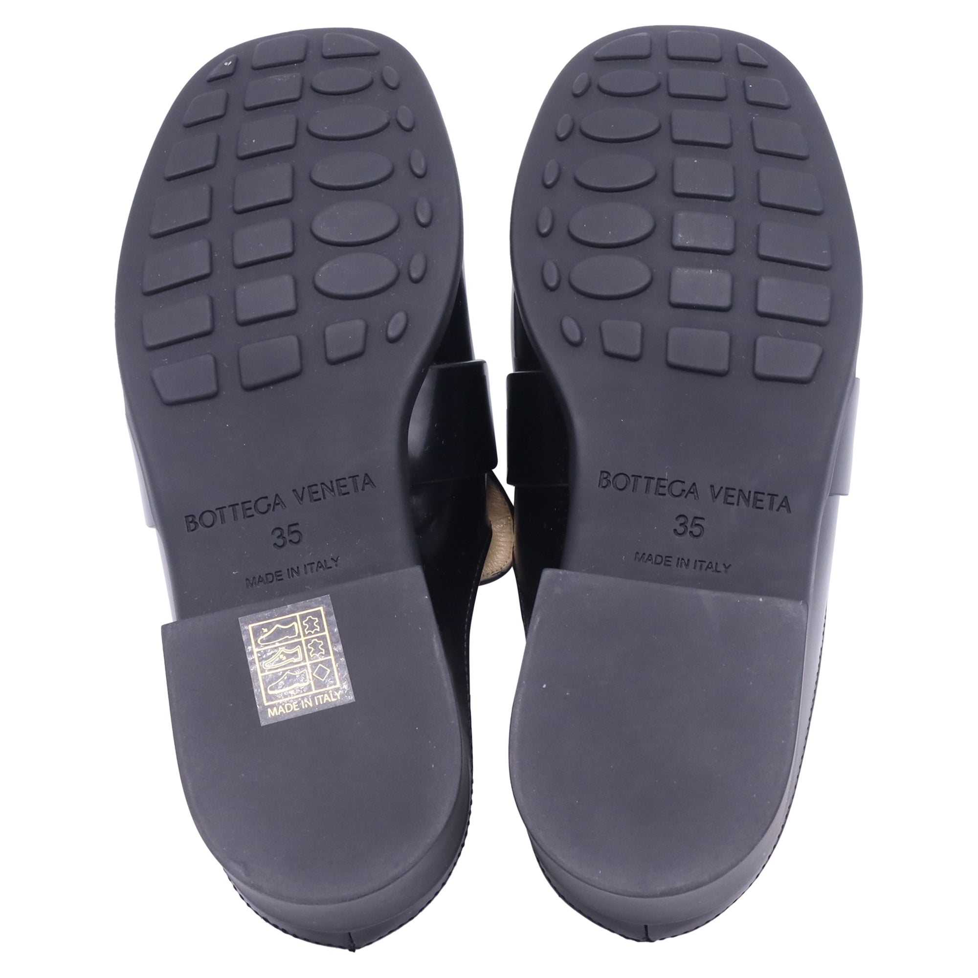 Bottega Veneta Monsieur Mules in Black Calf Leather