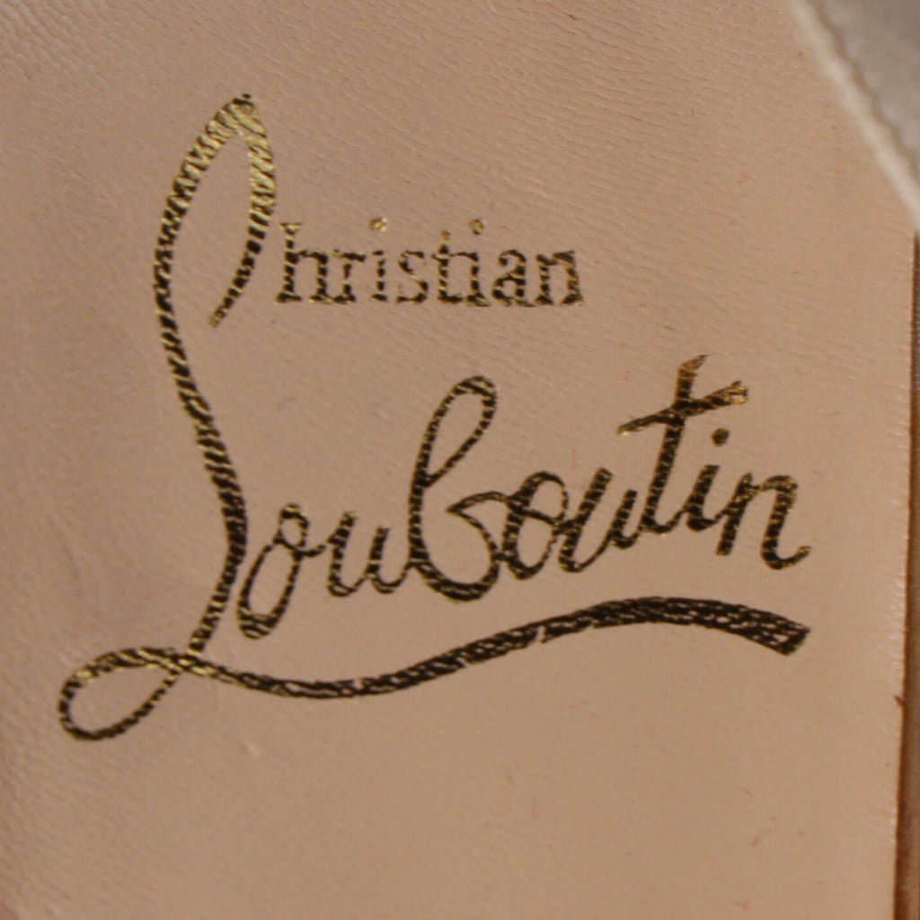 Christian Louboutin Moustique Slingback Pumps in Pink Satin