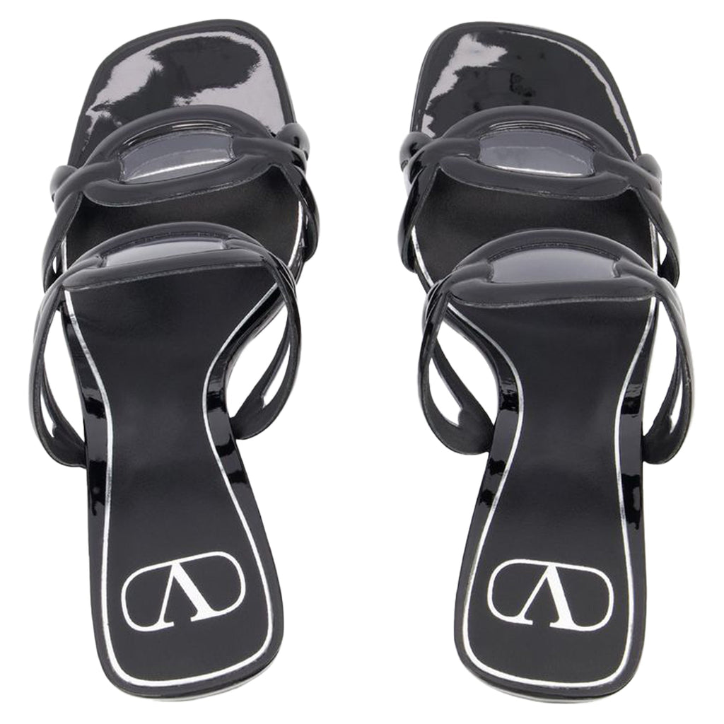 Chain 1967 T.100 Sandals - Valentino Garavani - Black - Brass