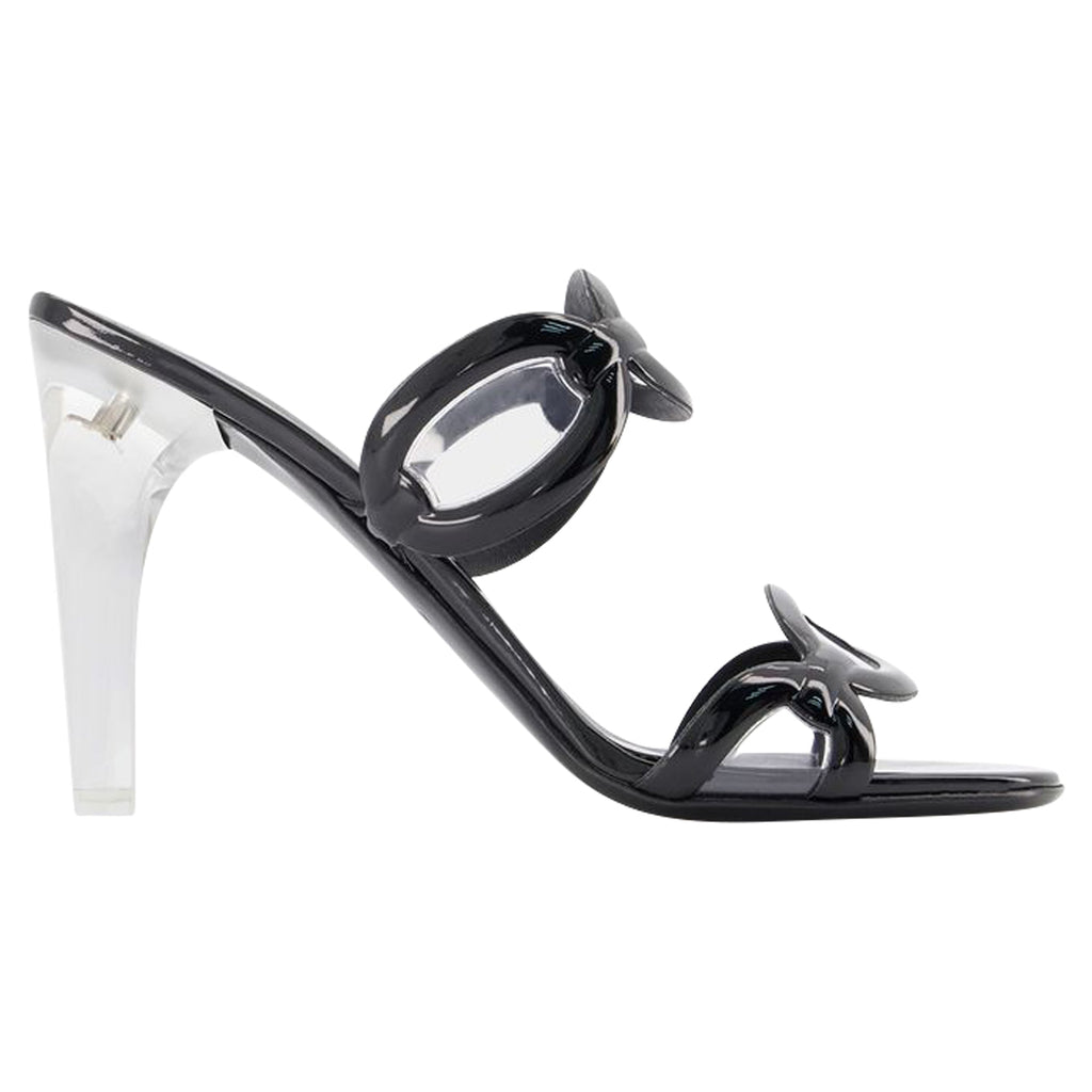 Chain 1967 T.100 Sandals - Valentino Garavani - Black - Brass