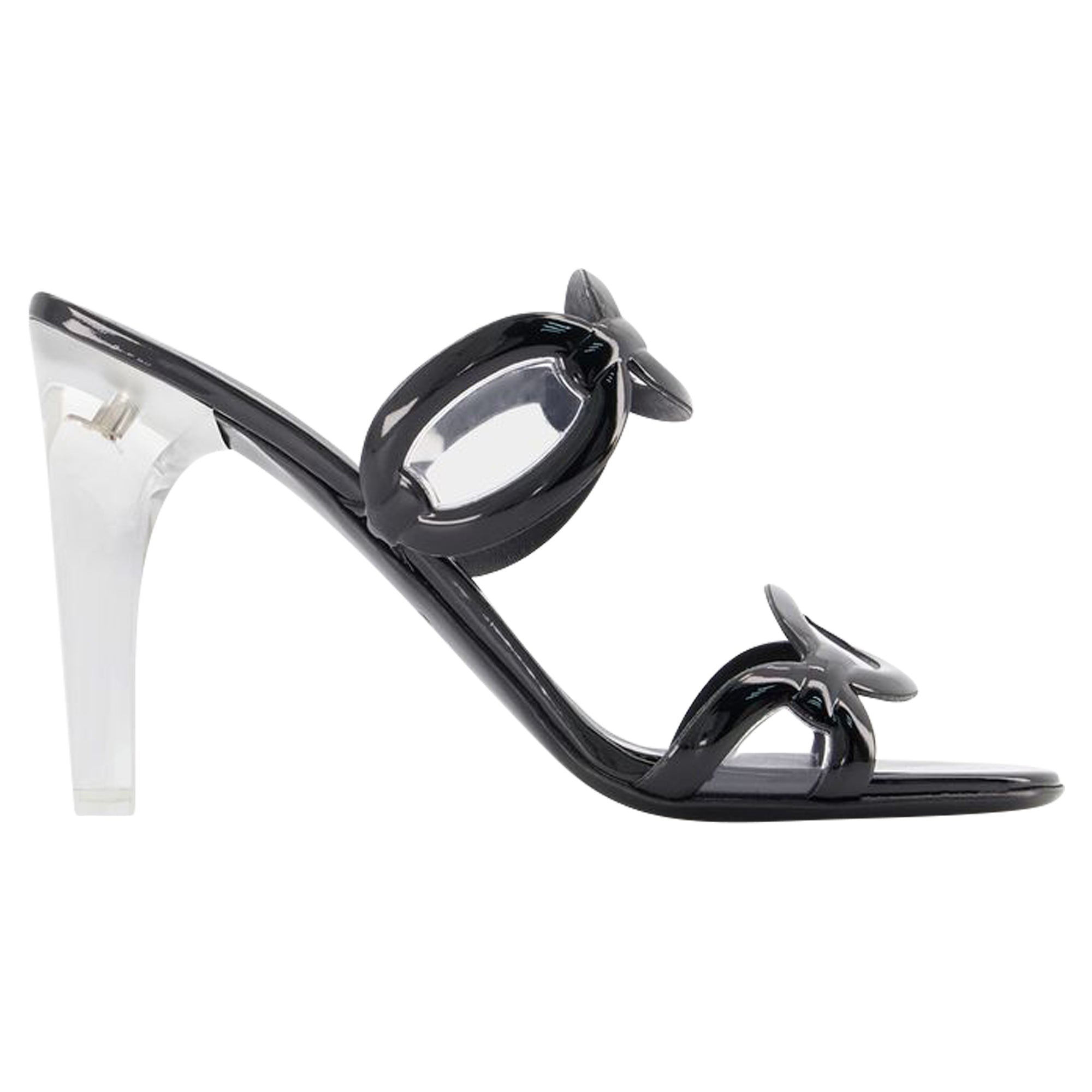 Chain 1967 T.100 Sandals - Valentino Garavani - Black - Brass