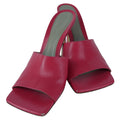 Bottega Veneta Pink Stretch Heeled Mules